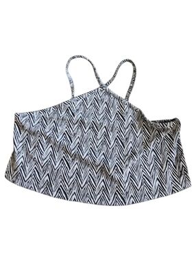 Black and White Addition-Elle Women's Halter Crop Top